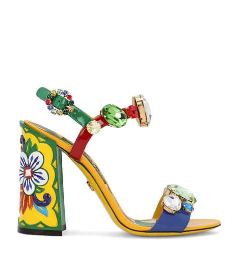 dolce gabbana sandalias 2015|dolce gabbana heeled sandals.